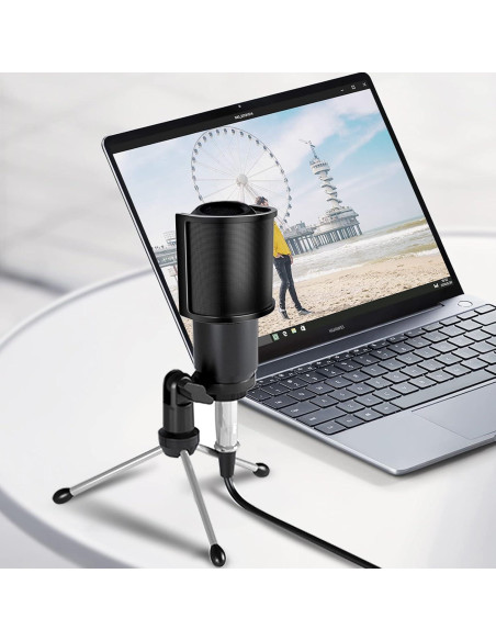 Filtro Pop PEMOTech 3 Capas para Micrófono 45-61 mm