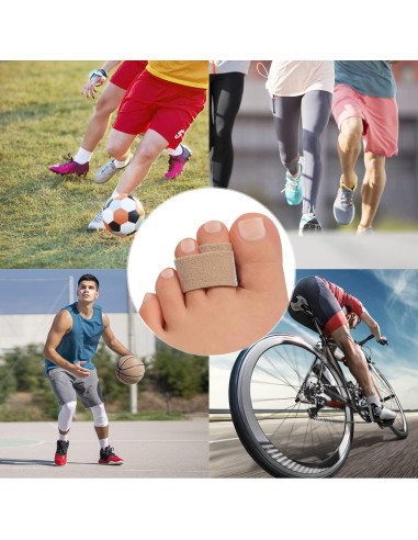 Férulas para Dedos Torcidos Bukihome - 12 Piezas, 6 Grandes y 6 Medias