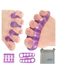 Separadores de Dedos del Pie Chiroplax Gel Lavanda 2 Pares