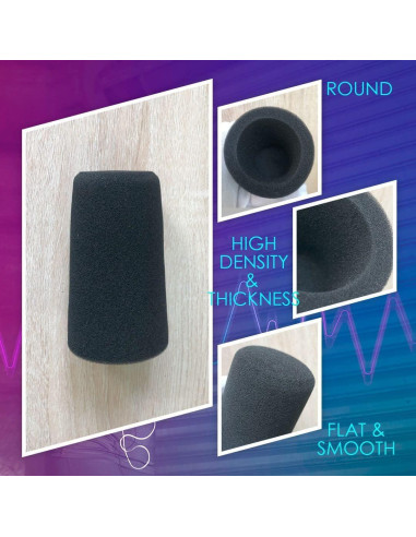 Filtro Pop RhymKawa Compatible con Micrófonos Shure SM7B, MV7