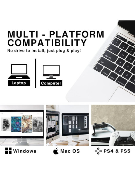 Micrófono USB de condensador Goodscious JRHS0074 para PC