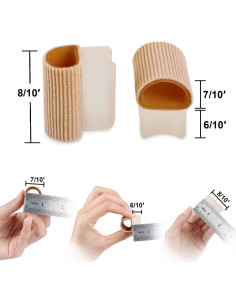 Separadores de Dedos de Gel Povihome 6 Pack para Juanetes 2