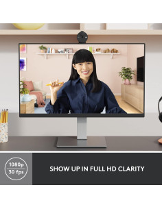 Webcam Logitech Brio 301 Full HD 1080p con micrófono y obturador 2