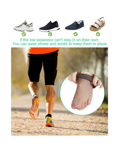 Separadores de Dedos de Gel Samaya Home - 12 Piezas Grande