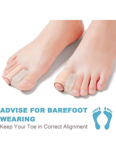 Separadores de Dedos de Gel Povihome 6 Pack para Juanetes