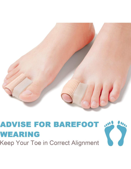 Separadores de Dedos de Gel Povihome 6 Pack para Juanetes