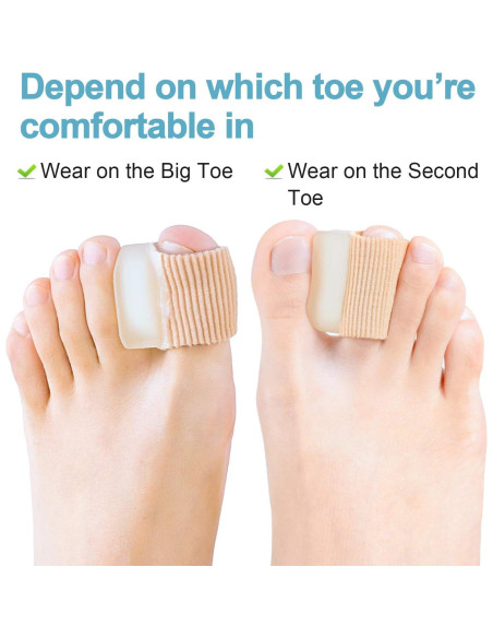 Separadores de Dedos de Gel Povihome 6 Pack para Juanetes