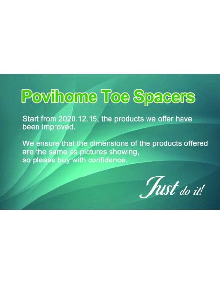 Separadores de Dedos de Gel Povihome 6 Pack para Juanetes