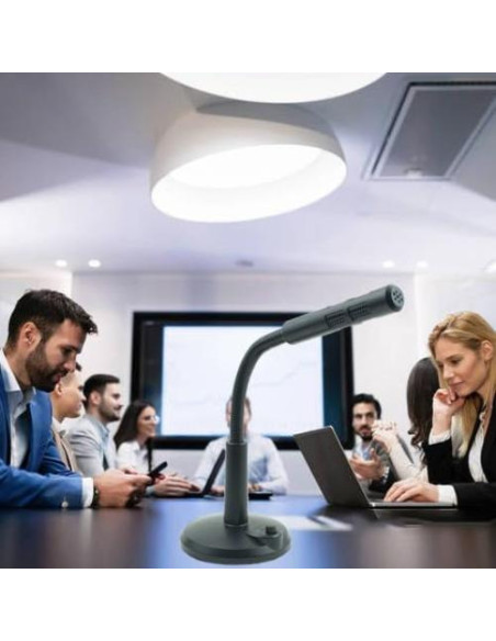 Micrófono USB LANDIBO K050 Omnidireccional 1.45m Plug and Play