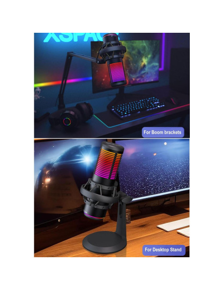 Micrófono USB HITOZON MK-02P para Gaming y Streaming