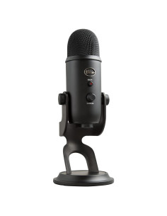 Micrófono USB Blue Yeti Blackout Renovado - 3 Cápsulas