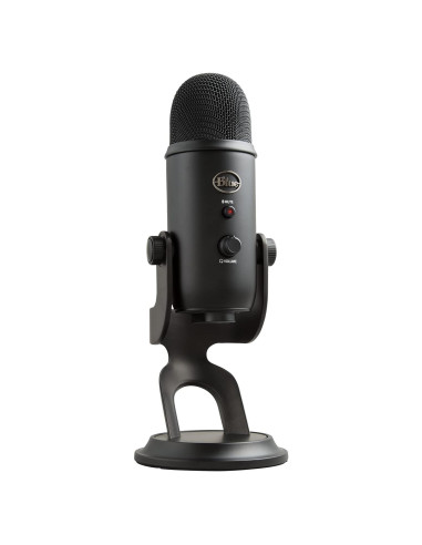 Micrófono USB Blue Yeti Blackout Renovado - 3 Cápsulas