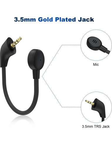 Micrófono de Reemplazo Xivip para HyperX Cloud X II Gaming