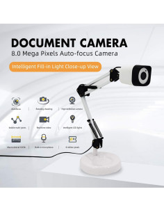 Cámara de Documentos 8MP Bochani con Luz LED y Enfoque Automático 2