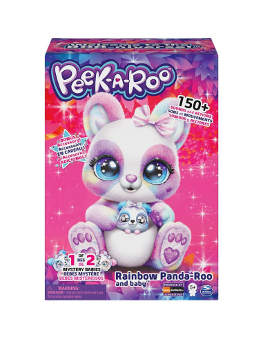 Juguete de Peluche Interactivo Rainbow Peek-A-Roo 150 Sonidos