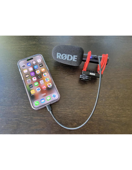 Cable USB-C a USB-C 30.48cm ienza para micrófonos Rode