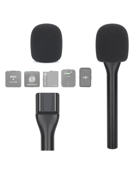 Adaptador de Micrófono de Entrevista YOUSHARES para Rode y DJI