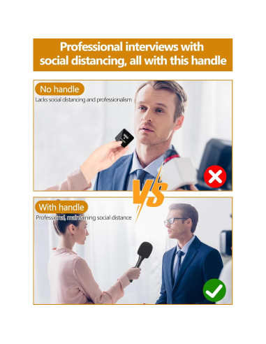 Adaptador de Micrófono de Entrevista YOUSHARES para Rode y DJI