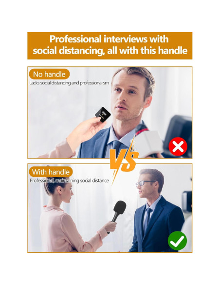 Adaptador de Micrófono de Entrevista YOUSHARES para Rode y DJI