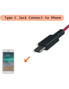 Adaptador de Micrófono QJYTH USB C a 3.5mm TRS para iPhone 15/16 2