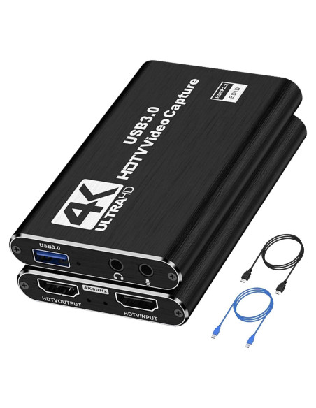 Tarjeta de Captura HDMI 4K CLLGrocery USB 3.0 Full HD 1080P