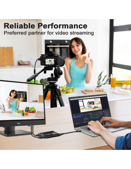 Tarjeta de Captura HDMI 4K CLLGrocery USB 3.0 Full HD 1080P