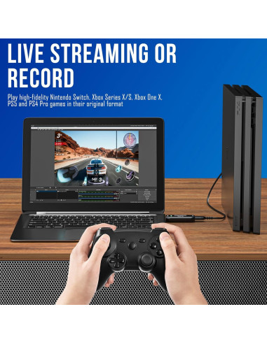 Tarjeta de Captura DigitPro U180-2 4K para Streaming 1080p