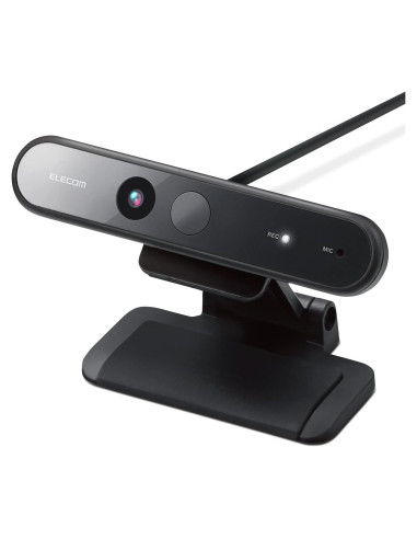 Cámara Web ELECOM UCAM-CF20FBBK Full HD 1080P USB