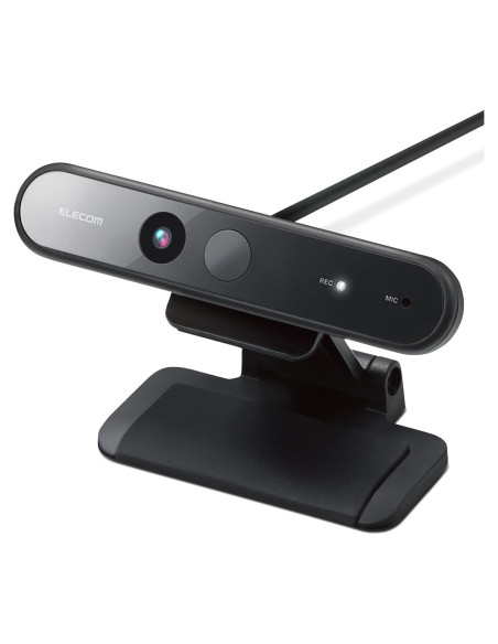 Cámara Web ELECOM UCAM-CF20FBBK Full HD 1080P USB