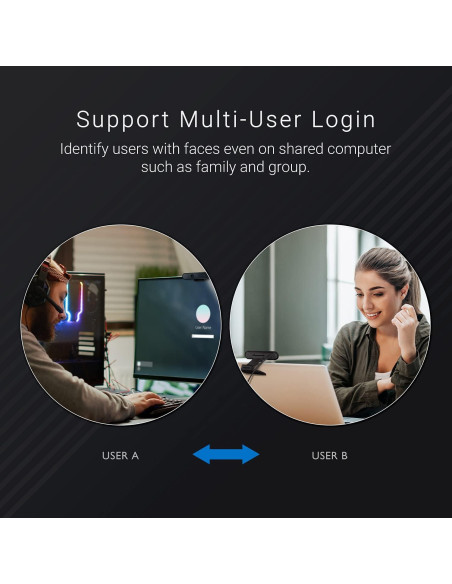 Cámara Web ELECOM UCAM-CF20FBBK Full HD 1080P USB
