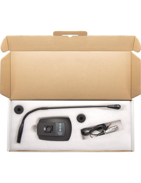 Micrófono de Cuello de Ganso ECS WordSentry 3.5mm para PC y Smartphones