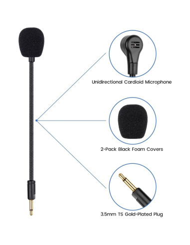 Micrófono Kaira Pro Razer 3.5mm con cancelación de ruido