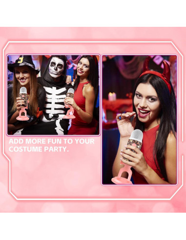 Cubierta de micrófono peluda ZealSound + pegatina diamante