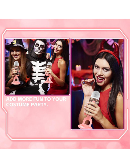 Cubierta de micrófono peluda ZealSound + pegatina diamante