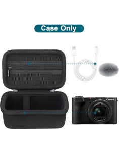 Funda Canboc para Cámara Digital Canon PowerShot V1 - Negro 2