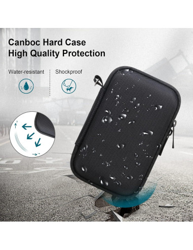 Funda Canboc para Cámara Digital Canon PowerShot V1 - Negro