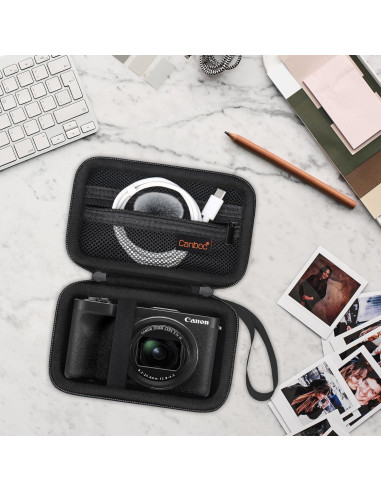 Funda Canboc para Cámara Digital Canon PowerShot V1 - Negro