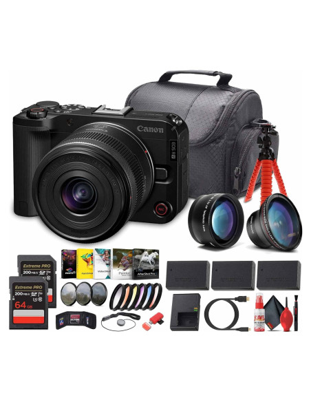 Cámara Canon EOS R50 V + Lente Zoom 14-30mm 24.2MP 4K