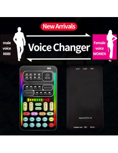 Cambiador de Voz Portátil I9000 con 16 Efectos de Sonido 2