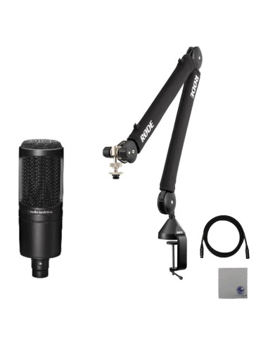 Soporte de Micrófono Rode PSA1+ con AT2020 y Accesorios