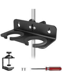 Soporte Doble para Micrófono de Aluminio - Universal hasta 2 Micrófonos 2