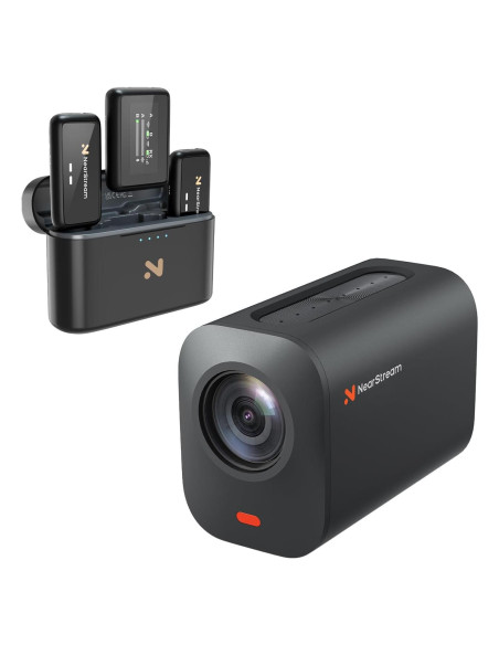 Kit de Cámra de Streaming 2K NearStream VM33 y Micrófonos AWM20T