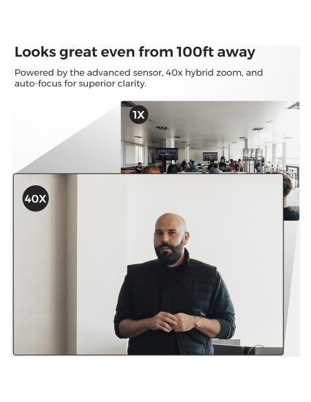 Kit de Cámra de Streaming 2K NearStream VM33 y Micrófonos AWM20T