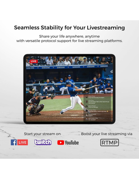 Kit de Cámra de Streaming 2K NearStream VM33 y Micrófonos AWM20T