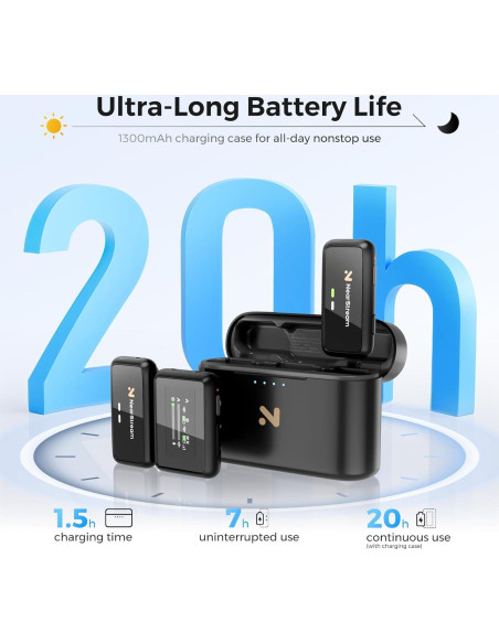 Kit de Cámra de Streaming 2K NearStream VM33 y Micrófonos AWM20T