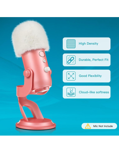 Micrófono USB para Juegos ZealSound K66P-S con Cubierta Peluda