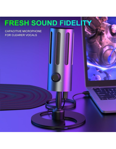 Micrófono de Juego G-06 Doslnlya con Cancelación de Ruido