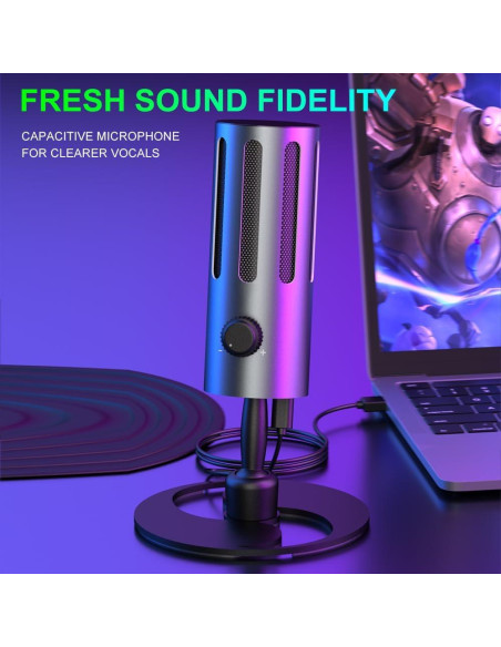 Micrófono de Juego G-06 Doslnlya con Cancelación de Ruido