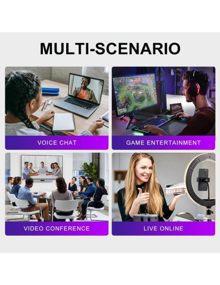 Micrófono de Juego G-06 Doslnlya con Cancelación de Ruido