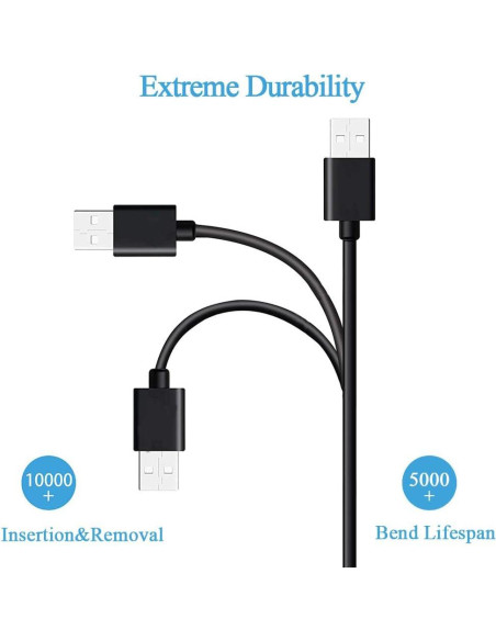 Cable Micro USB TONIWA 2.01m para Micrófonos Blue Yeti X/Nano